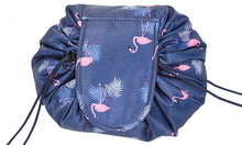 Load image into Gallery viewer, Envie Cosmetic Drawstring Pouch- Flamingo