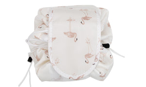 Envie Cosmetic Drawstring Pouch- Flamingo