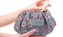 Load image into Gallery viewer, Envie Cosmetic Drawstring Pouch- Flamingo