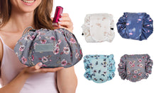 Load image into Gallery viewer, Envie Cosmetic Drawstring Pouch- Flamingo
