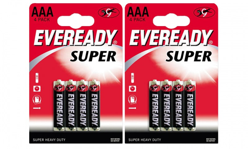 Everyday Super - AA & AAA (4 Pack) Batteries