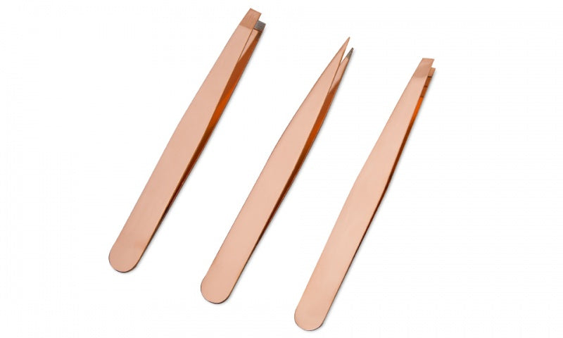 Tweezer Set of 3 - Rose Gold