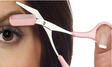 Load image into Gallery viewer, Eyebrow Trimming Scissors Groom, shape and trim eyebrows with this accessory