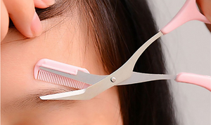 Eyebrow Trimming Scissors Groom, shape and trim eyebrows with this accessory