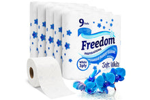 Load image into Gallery viewer, Freedom Toilet Paper 3Ply Pack of 45, 90 Or 135 Rolls