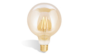 WiZ LED Smart Filament Bulb Amber ES (E27) Tuneable White & Dimmable: