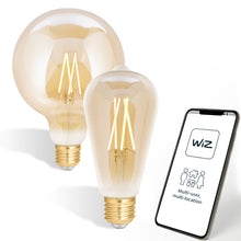 Load image into Gallery viewer, WiZ LED Smart Filament Bulb Amber ES (E27) Tuneable White &amp; Dimmable:
