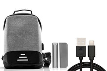 Load image into Gallery viewer, Anti Theft Backpack Small + Data Cable + Powerbank