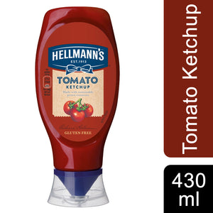 Hellmann's Tomato Ketchup, Pack of 8,  430ml