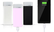 Load image into Gallery viewer, Li-Polymer PowerBank Leather Look 6000Mah Assorted
