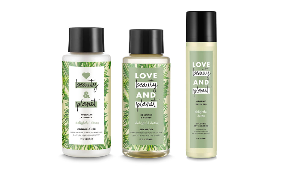 Love Beauty Planet Daily Detox Conditioner and Shampoo 400ml