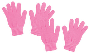 Ladies Solid Colour Magic Gloves Assorted