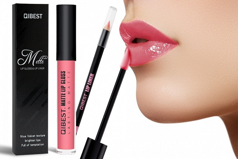Double Pack - Matt Liquid Lip Gloss and Lip Pencil