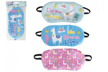 Load image into Gallery viewer, Llama Love Sleeping Eye Mask with 3 Assorted Designs
