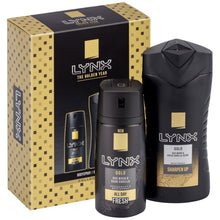Load image into Gallery viewer, Lynx Gold Duo Gift Set