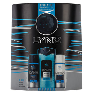 Lynx Ice Chill Trio &Shower Spkr GiftSet