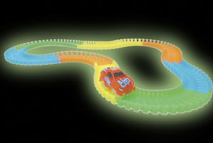 Magic Glow Race Track With Light Up Racing Car