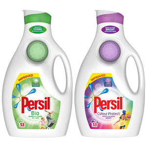 Persil Liquid Washing Detergent, Bio/Colour,2 Pack, 53 Washes