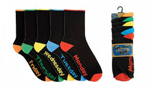 Load image into Gallery viewer, Pack of 5 Mens Day Of The Week Socks