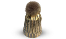Load image into Gallery viewer, Metallic Style Bobble Hats Assorted