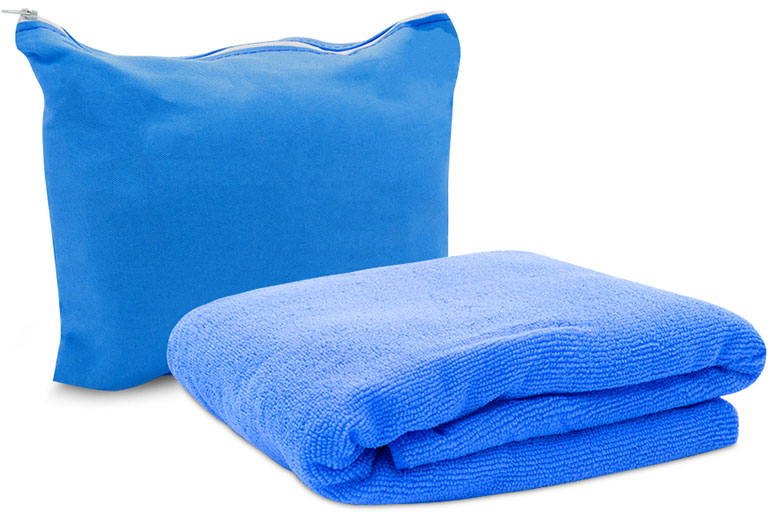 Large Microfibre Towel with zip carry bag