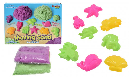 Moving Sand With 8pc Accessories Sealife
