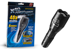 Multi Function x40 Super Power 5w Metal Torch