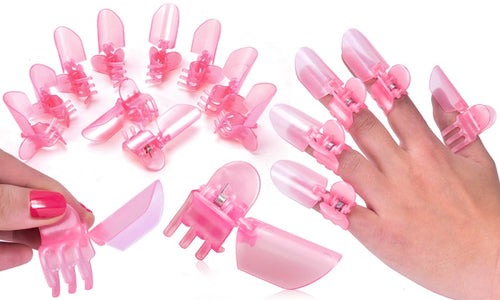 10 Pieces Nail Polish Protection Clips