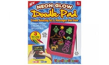 Load image into Gallery viewer, Neon Doodle Wipe Pad Light Up Board