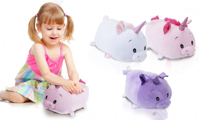 30cm So Soft Unicorn Squishy Roly Poly with Assorted Colours