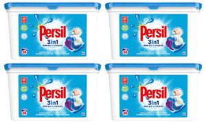 Persil 3in1 Washing Capsules, Bio/Non-Bio, 2 or 4 Pack of 38 Wash