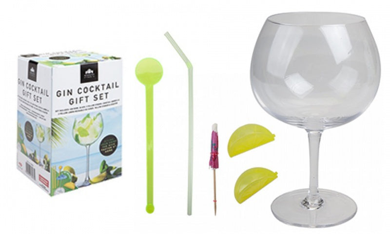 Adult Drink Gift Set Glass With Accessories