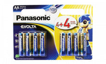Load image into Gallery viewer, Panasonic Evolta - AA &amp; AAA (4+4 Free) Batteries
