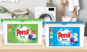 Persil 3in1 Washing Capsules, Bio/Non-Bio, 2 or 4 Pack of 38 Wash