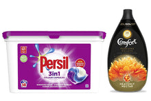Load image into Gallery viewer, Persil Capsules and Comfort Perfume Deluxe Bundle
