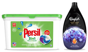Persil Capsules and Comfort Perfume Deluxe Bundle