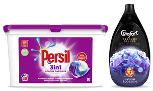 Persil Capsules and Comfort Perfume Deluxe Bundle