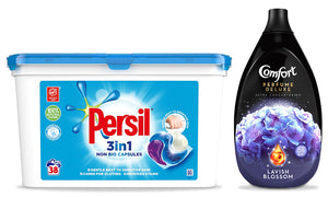 Persil Capsules and Comfort Perfume Deluxe Bundle