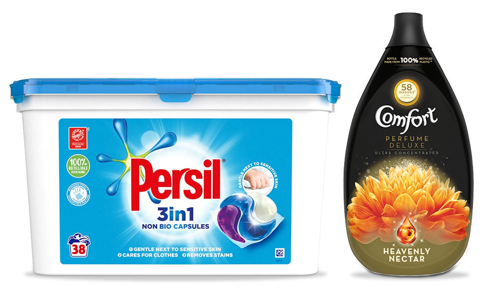 Persil Capsules and Comfort Perfume Deluxe Bundle