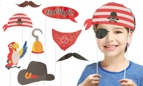10 Photo Propset Pirate / Western