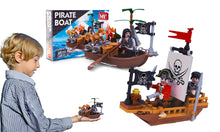 Load image into Gallery viewer, Pirate Boat Brick Set 2 Assorted Designs