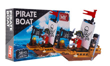 Load image into Gallery viewer, Pirate Boat Brick Set 2 Assorted Designs