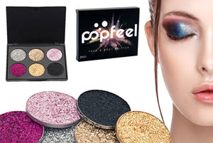 Glitter Eyeshadow Palettes and Liquid Cosmic Make up Brushes