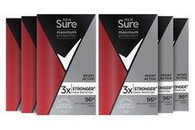 Load image into Gallery viewer, Sure Men Maximum Protection Anti-Perspirant Cream, Pack of six, 45ml