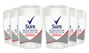Sure Women Maximum Protection Anti-Perspirant Deodorant Cream, 3 or 6 Pack, 45ml