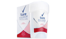 Load image into Gallery viewer, Sure Women Maximum Protection Anti-Perspirant Deodorant Cream, 3 or 6 Pack, 45ml
