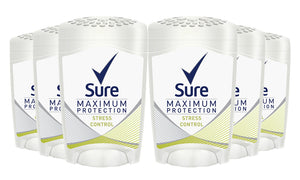 Sure Women Maximum Protection Anti-Perspirant Deodorant Cream, 3 or 6 Pack, 45ml