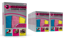 Load image into Gallery viewer, Tidyz High Performance Microfibre Cleaning Cloths, 3 Pack