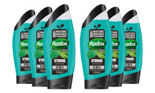 Load image into Gallery viewer, Radox Men 2in1 Shower Gel &amp; Shampoo, Sporty/Heroic/Strong/Detox, 3 or 6 Pack, 250ml