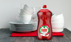 Fairy Clean & Fresh Washing Up Liquid, Festive Pomegranate, Pack of 1,2,3 or 4, 1.19L